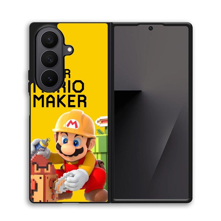 super mario maker Z3515 Samsung Galaxy Z Fold 7 Case