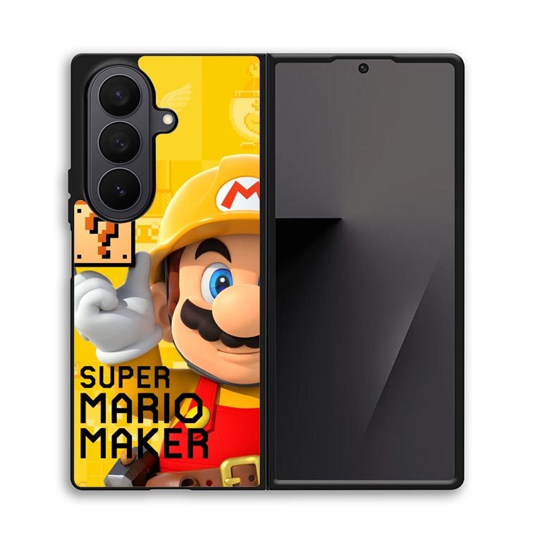 super mario maker yellow Z3516 Samsung Galaxy Z Fold 7 Case