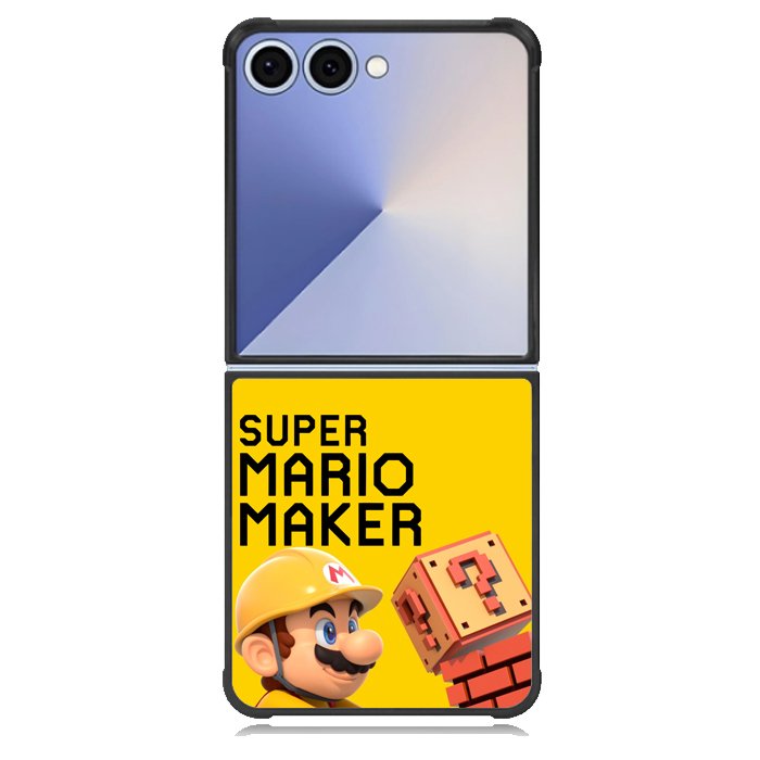 super mario yellow maker Z3525 Samsung Galaxy Z Flip 7 Case