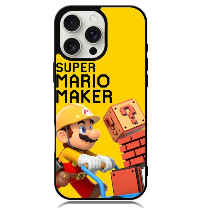 super mario yellow maker Z3525 iPhone 16 Pro Max Case
