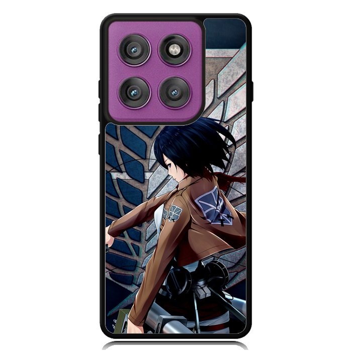 Attack on Titan Mikasa Z3546 Motorola Moto Edge 2025 | Moto Edge 60 Fusion | Moto Edge 60 Pro Case