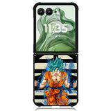 son goku super saiyan god blue Z3566 Motorola Moto Razr+ Plus 2024/2025 Case, Motorola Razr 50 Ultra/50s Ultra Case