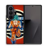 son goku super saiyan god blue Z3566 Samsung Galaxy Z Fold 7 Case