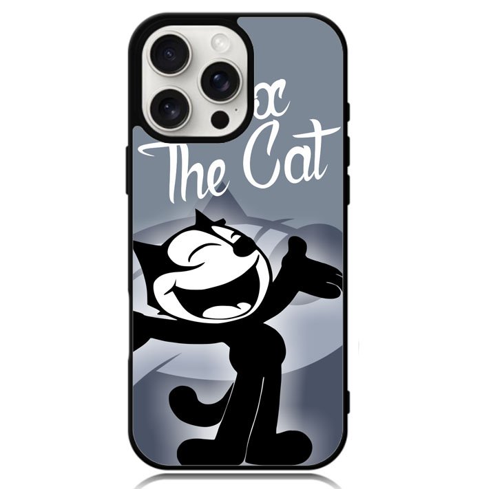 Felix happy Cat Z3572 iPhone 16 Pro Max Case