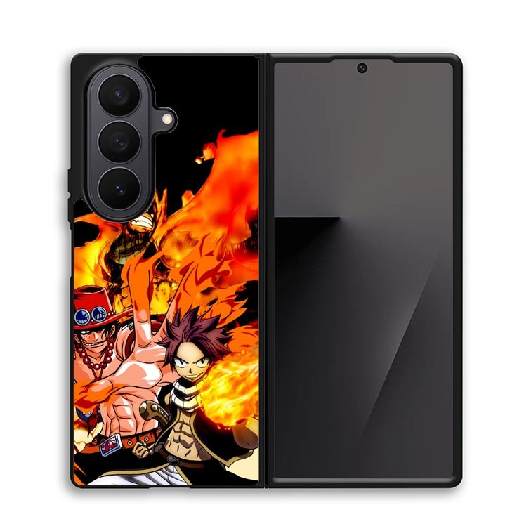 portgas d ace natsu fairy tail Z3594 Samsung Galaxy Z Fold 7 Case
