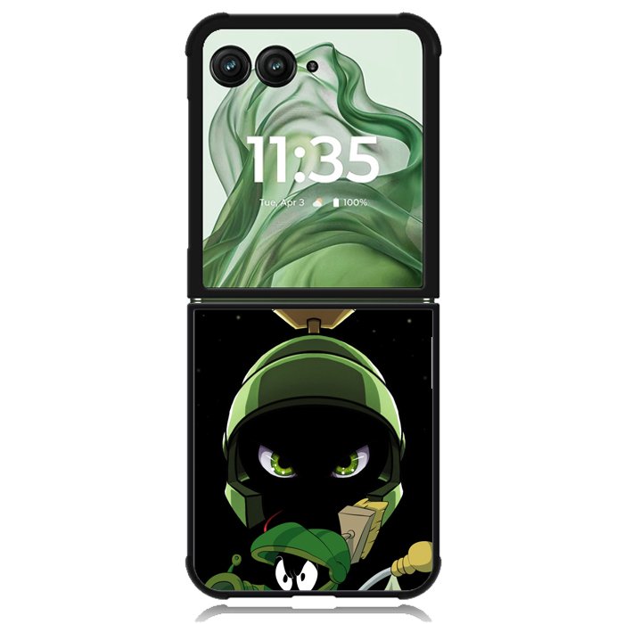 Looney Tunes Marvin Z3656 Motorola Moto Razr+ Plus 2024/2025 Case, Motorola Razr 50 Ultra/50s Ultra Case