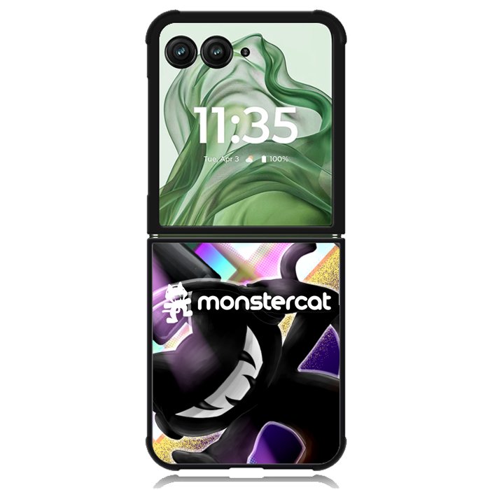 The Monstercat Family Z3696 Motorola Moto Razr+ Plus 2024/2025 Case, Motorola Razr 50 Ultra/50s Ultra Case