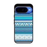 Aztec Pattern Blue Z3811 Google Pixel 10 Case