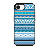 Aztec Pattern Blue Z3811 iPhone 17e Case