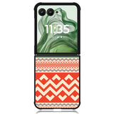 Aztec Pattern Z3812 Motorola Moto Razr+ Plus 2024/2025 Case, Motorola Razr 50 Ultra/50s Ultra Case