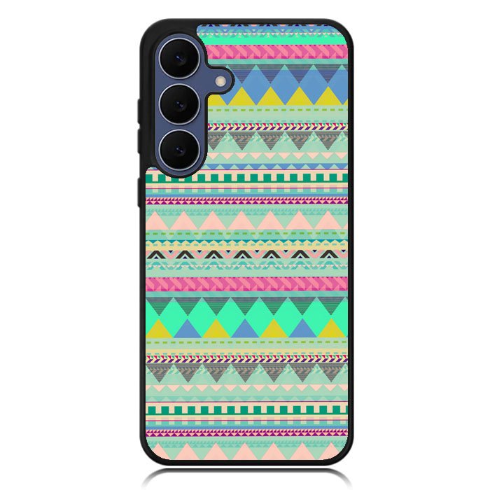 Pastel Aztec pattern Z3832 Samsung Galaxy S25 FE Case