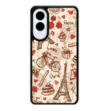 paris vintage Z3833 Samsung Galaxy S25 Edge Case