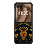 World of Warcraft Alliance Gold Logo Z4196 Motorola Moto RAZR Plus 2025 Case