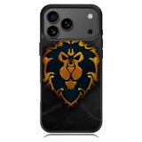 World of Warcraft Alliance Gold Logo Z4196 iPhone 17 Pro Case