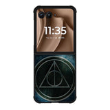 Harry Potter Deathly Hallows Z4401 Motorola Moto RAZR Plus 2025 Case