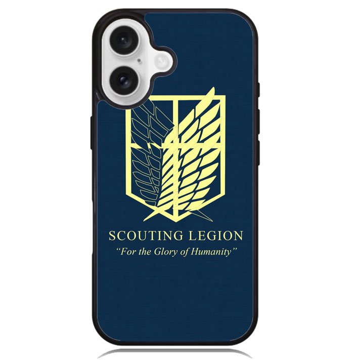 attack on titan Logo minimalist Z4442 iPhone 16 Plus Case