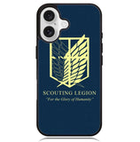 attack on titan Logo minimalist Z4442 iPhone 16 Plus Case