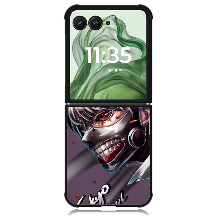 Tokyo Ghoul Ken Kaneki Z4572 Motorola Moto Razr+ Plus 2024/2025 Case, Motorola Razr 50 Ultra/50s Ultra Case