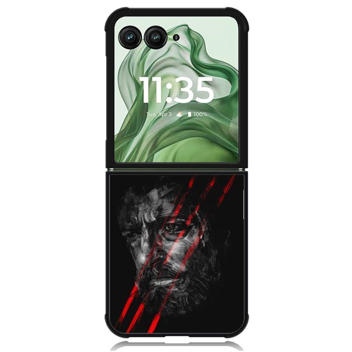 logan wolverine 2017 Z4730 Motorola Moto Razr+ Plus 2024/2025 Case, Motorola Razr 50 Ultra/50s Ultra Case