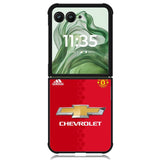 Manchester United jersey Z4791 Motorola Moto Razr+ Plus 2024/2025 Case, Motorola Razr 50 Ultra/50s Ultra Case