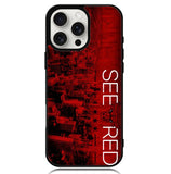 See Red Chicago Bulls Playoffs Z4811 iPhone 16 Pro Max Case
