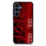 See Red Chicago Bulls Playoffs Z4811 Samsung Galaxy S25 FE Case