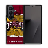 Defend The Land Cavaliers Playoff Z4812 Samsung Galaxy Z Fold 7 Case