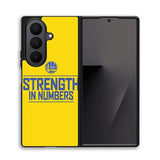 golden state warriors strenght in number playoff Z4828 Samsung Galaxy Z Fold 7 Case