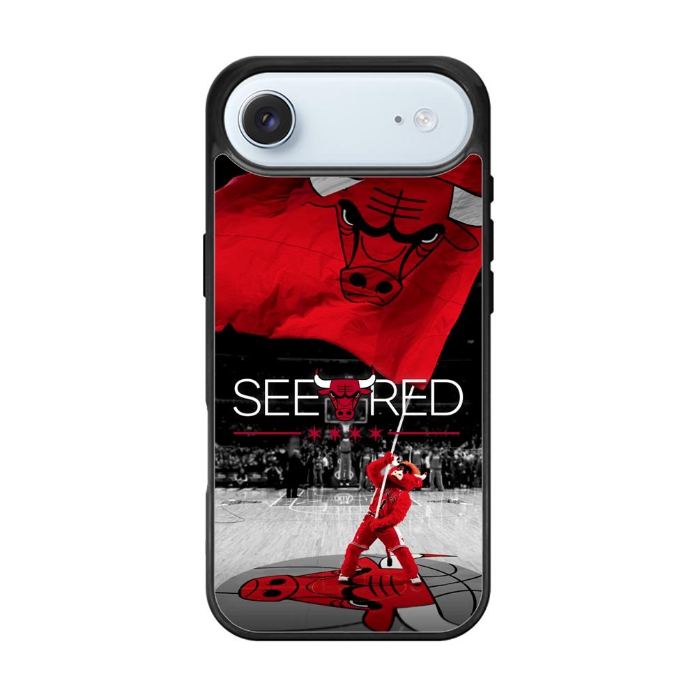 See Red Chicago Bulls Flag Playoff Z4832 iPhone Air Case