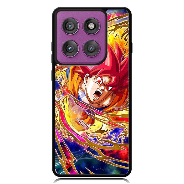 Son goku super saiyan god Z4883 Motorola Moto Edge 2025 | Moto Edge 60 Fusion | Moto Edge 60 Pro Case