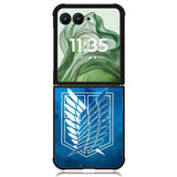 Shingeki no Kyojin Symbol Z4927 Motorola Moto Razr+ Plus 2024/2025 Case, Motorola Razr 50 Ultra/50s Ultra Case