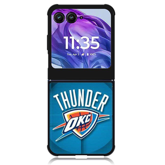 Oklahoma City Thunder Logo Motorola Moto Razr 2024 , Moto Razr 50 Case