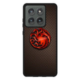 House Targaryen Logo Carbon Z5189 Motorola Moto Edge 2025 Case