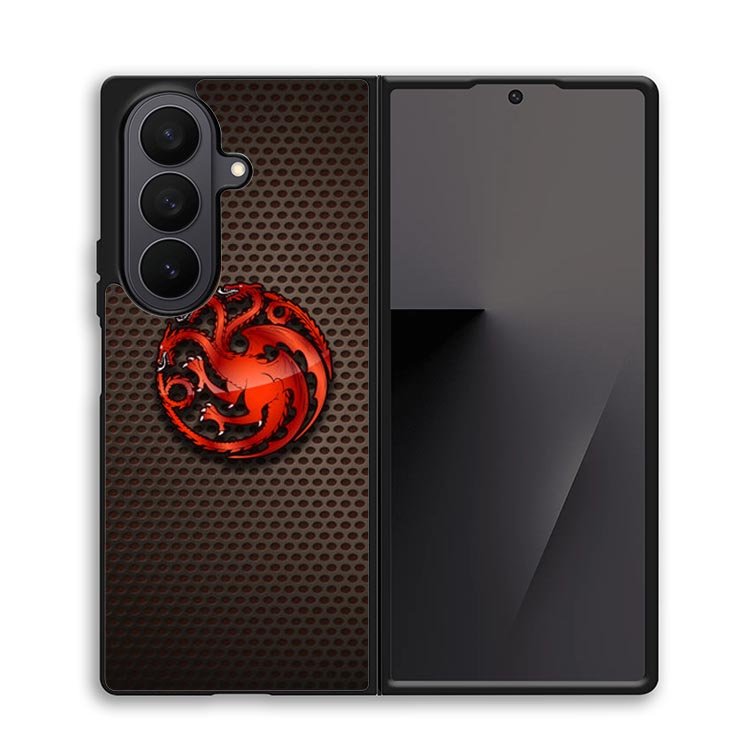 House Targaryen Logo Carbon Z5189 Samsung Galaxy Z Fold 7 Case