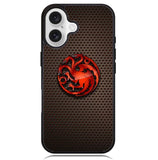 House Targaryen Logo Carbon Z5189 iPhone 16 Plus Case