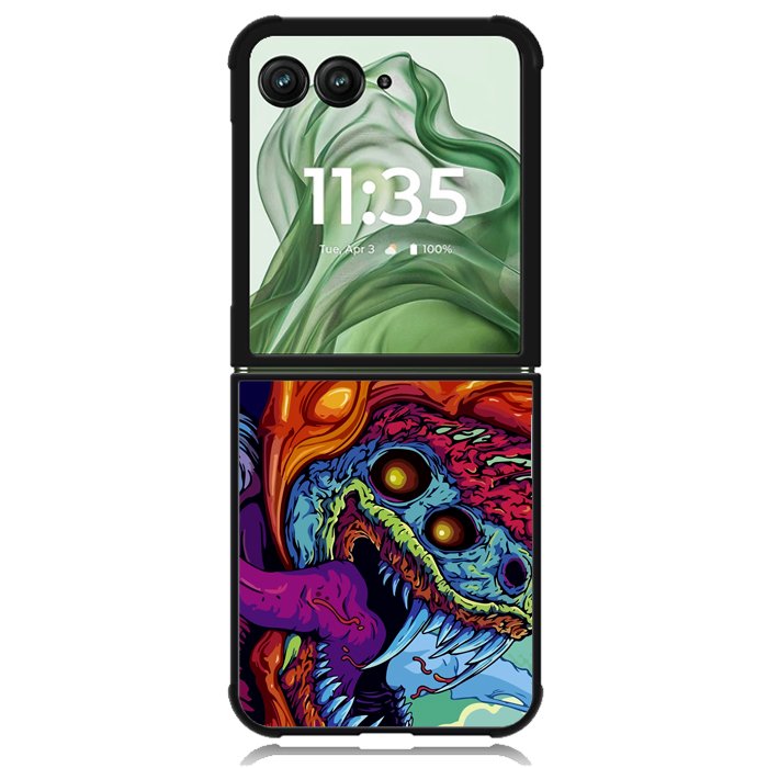 Hypebeast Art Z5222 Motorola Moto Razr+ Plus 2024/2025 Case, Motorola Razr 50 Ultra/50s Ultra Case
