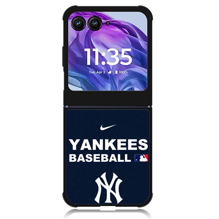 New York Yankees Baseball Motorola Moto Razr 2024 , Moto Razr 50 Case