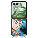 son goku super saiyan god blue Z5275 Motorola Moto Razr+ Plus 2024/2025 Case, Motorola Razr 50 Ultra/50s Ultra Case