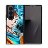son goku super saiyan god blue Z5275 Samsung Galaxy Z Fold 7 Case