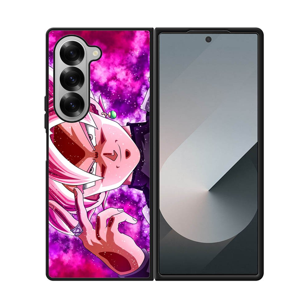black goku super saiyan god rose Face Z5280 Samsung Galaxy Z Fold 7 5G Case