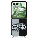 san francisco spurs Z5352 Motorola Moto Razr+ Plus 2024/2025 Case, Motorola Razr 50 Ultra/50s Ultra Case