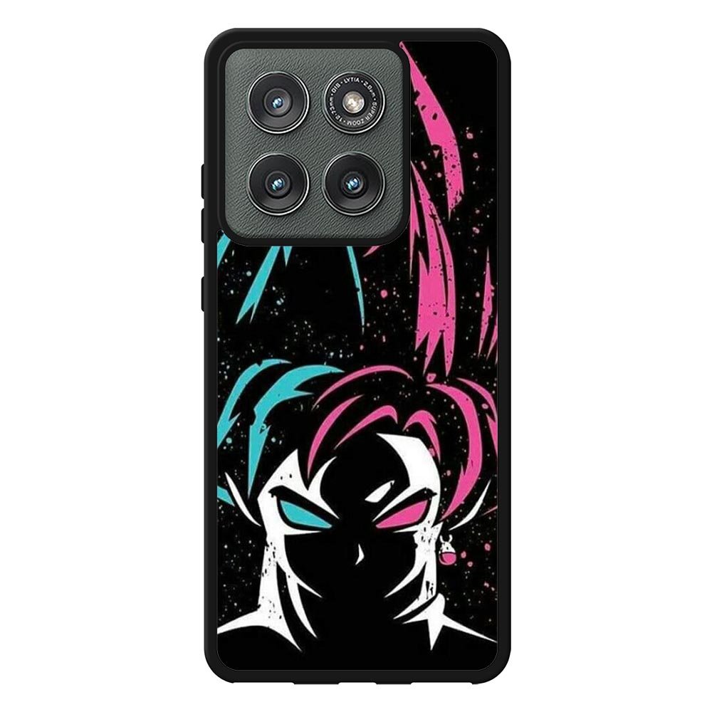 Dragon Ball super son goku black minimalist Z5341 Motorola Moto Edge 2025 Case