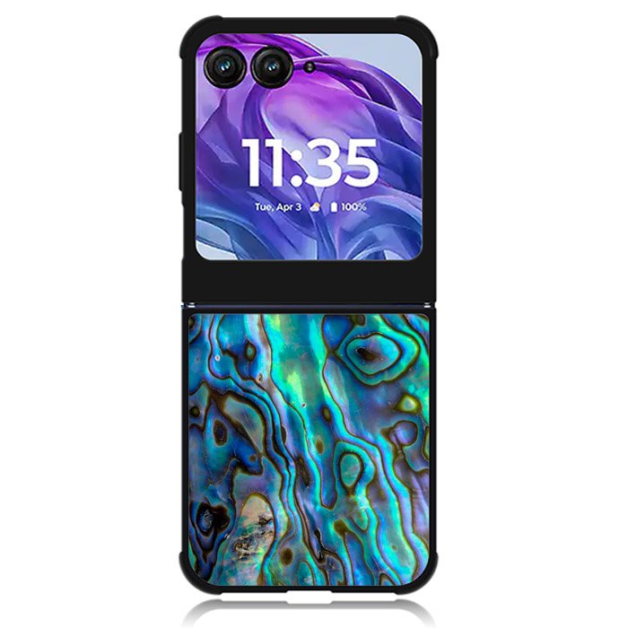 Abalone Shell Holographic Motorola Moto Razr 2024 , Moto Razr 50 Case