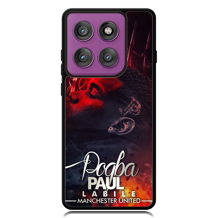 Paul Pogba Manchester United Z4267 Motorola Moto Edge 2025 | Moto Edge 60 Fusion | Moto Edge 60 Pro Case