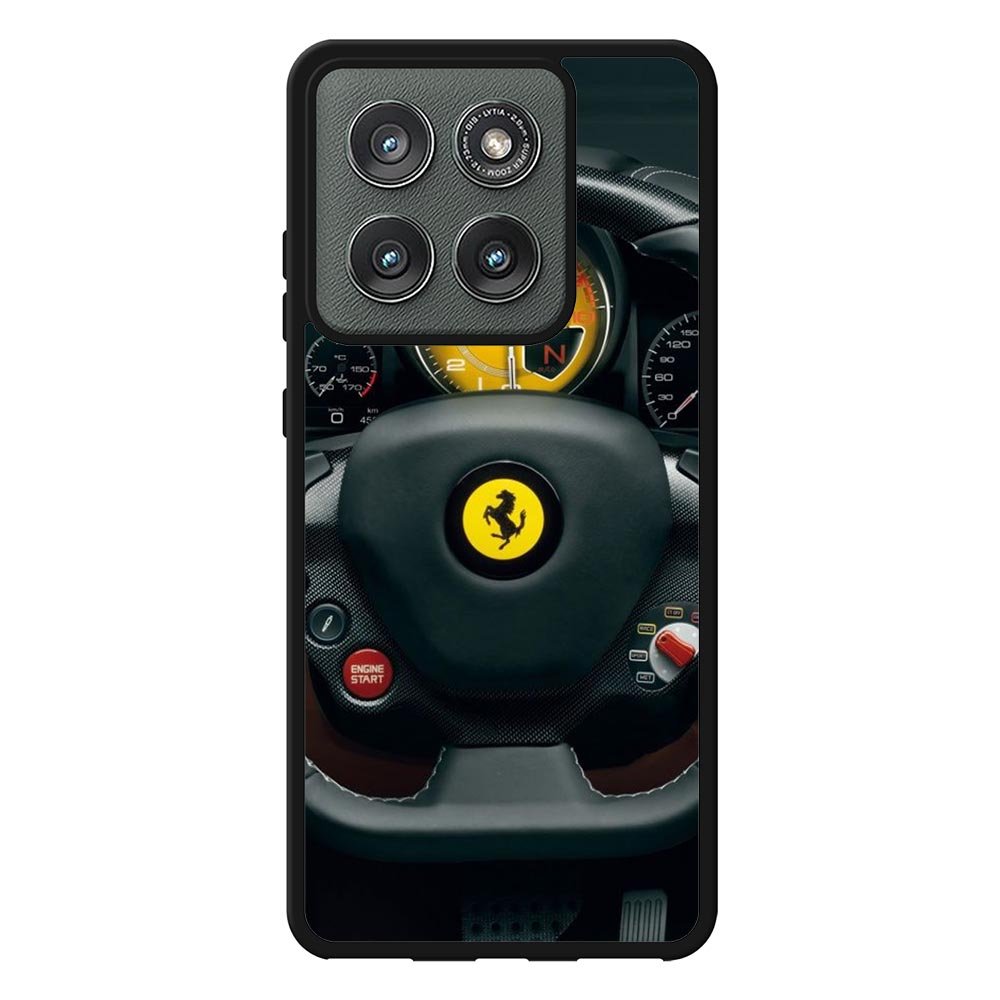 Red Ferrari Logo Z4552 Motorola Moto Edge 2025 Case