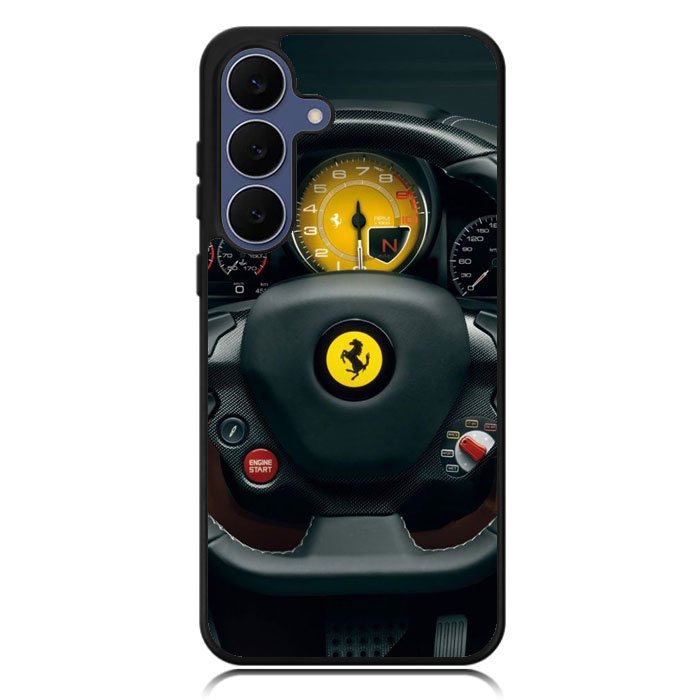 Red Ferrari Logo Z4552 Samsung Galaxy S25 FE Case