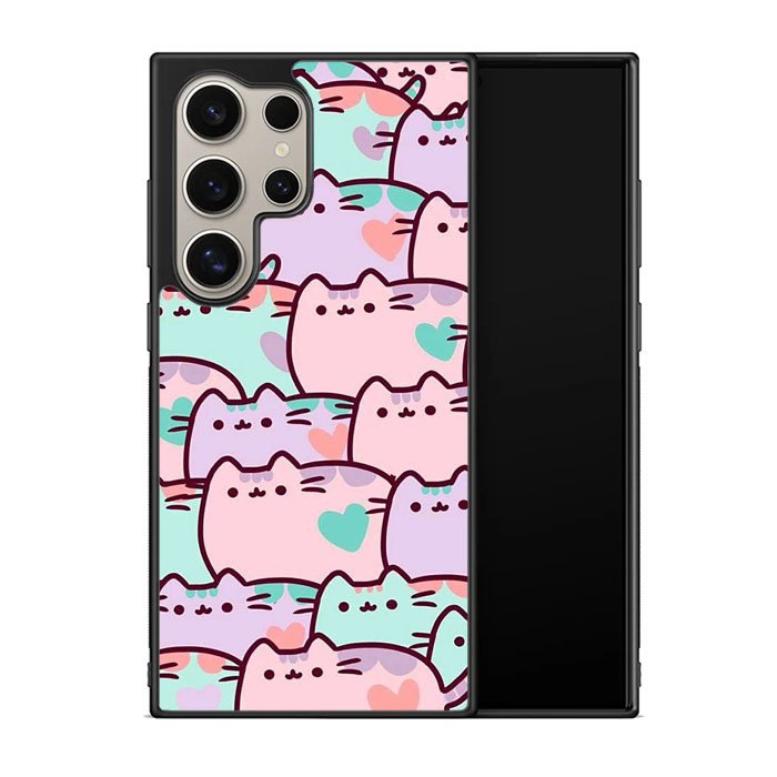 pusheen pattern Z4602 Samsung Galaxy S25 Ultra 5G Case