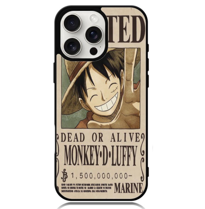 New Monkey D Luffy bounty poster Z4605 iPhone 16 Pro Case