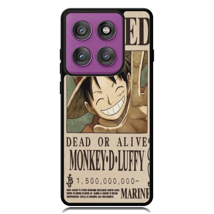 New Monkey D Luffy bounty poster Z4605 Motorola Moto Edge 2025 | Moto Edge 60 Fusion | Moto Edge 60 Pro Case