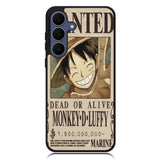 New Monkey D Luffy bounty poster Z4605 Samsung Galaxy S25 FE Case